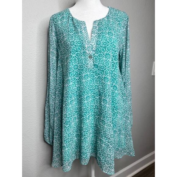 Voluminous Plunge Neck Fairycore Jamie Boho Tunic Dress/Top Sz Med - Picture 8 of 16